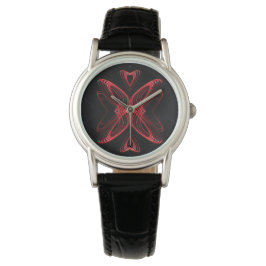 Ladys Butterfly Heart Watch Armbanduhr