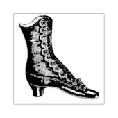 Ladys Button-Up-Viktorianisch-Boot-Gummi-Briefmark Gummistempel (Prägung)