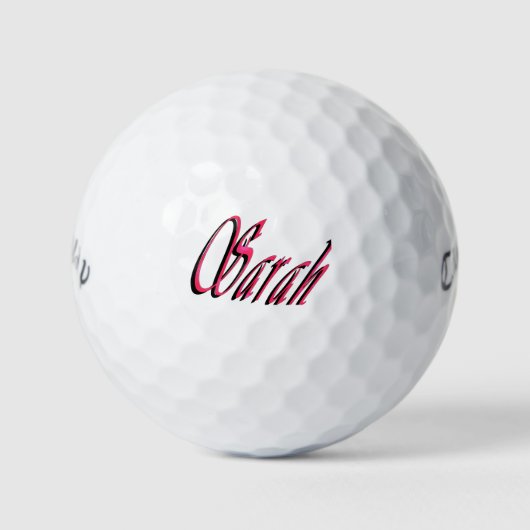 Ladys Called Sarah, Golfball (Vorderseite)