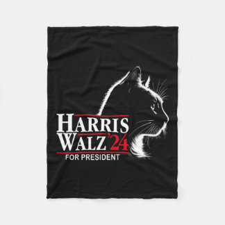 Ladys Cat Harris Wheimer 24 für Präsident Electio Fleecedecke