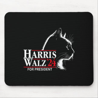 Ladys Cat Harris Wheimer 24 für Präsident Electio Mousepad