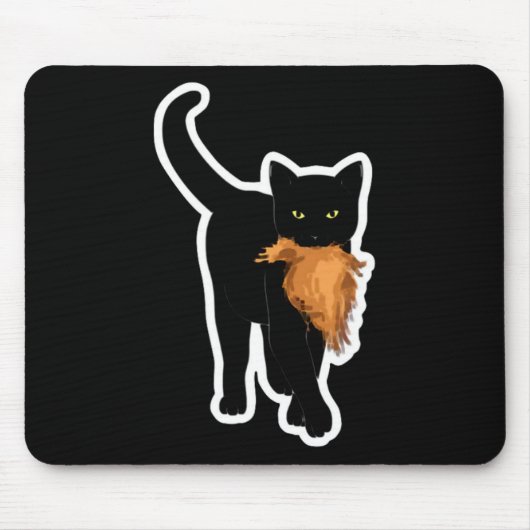 Ladys Cat Harris Wheimer 24 für Präsident Electio Mousepad (Vorne)
