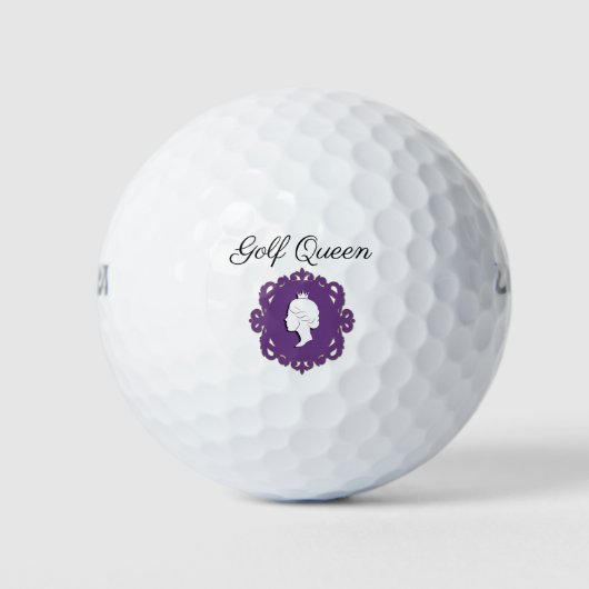 Ladys Classy Queen of Golf Golfball (Vorderseite)