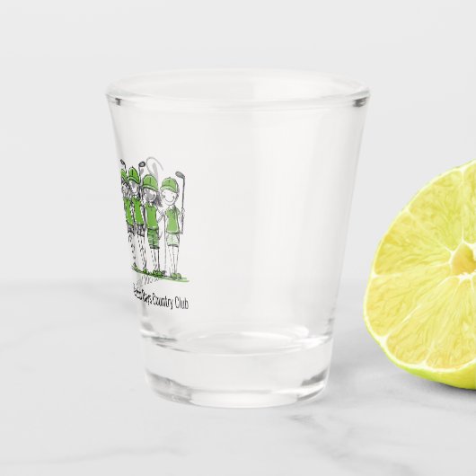 Ladys Customized Golf League Birdie Shot Glass Schnapsglas (Rechts)