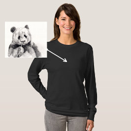 Ladys Dark Colos Foto Zitat Long Sleeve T-Shirt