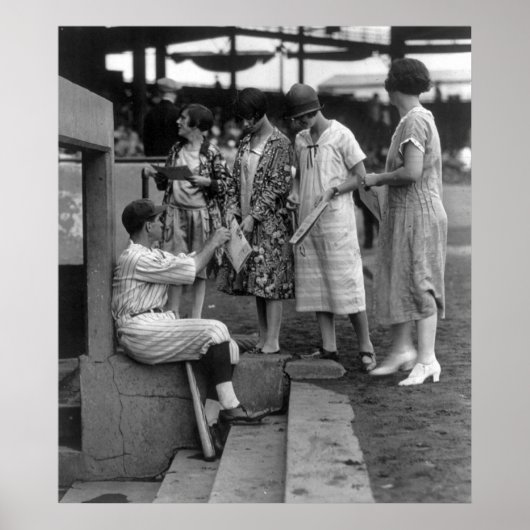 Ladys Day Baseball Fans, 20er Poster (Vorne)