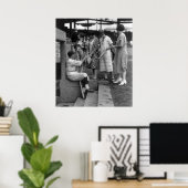 Ladys Day Baseball Fans, 20er Poster (Heimbüro)