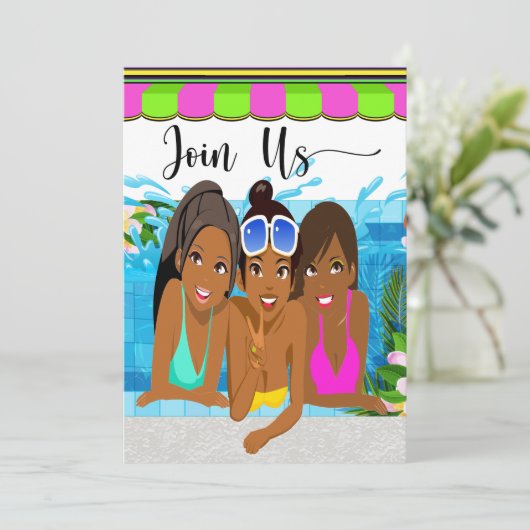 Ladys Day Out Party Einladung (Stehend Vorderseite)