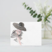 Ladys Day Postkarte (Stehend Vorderseite)