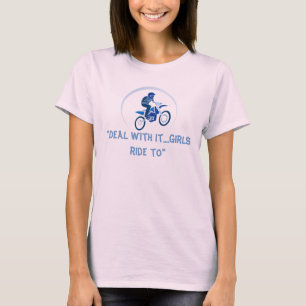Ladys Dirt Biker T - Shirt