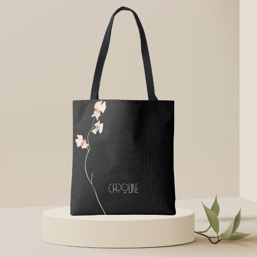 Ladys Elegant Black Floral Boho Niedlich Tasche
