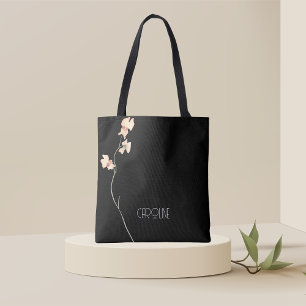Ladys Elegant Black Floral Boho Niedlich Tasche