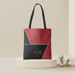 Ladys Elegante Simple Pattern Black Niedlich Tote Tasche