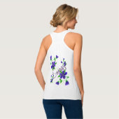 Ladys Energy Flated Racing Back Tank Top (Rückseite Vollansicht)