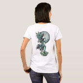 Ladys Fairy Moon T - Shirt (Schwarz voll)