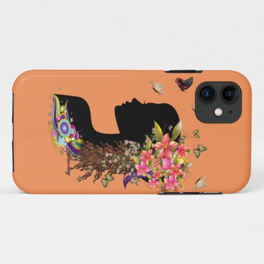 Ladys Fantasy Fashion Case-Mate iPhone Hülle (Rückseite (Horizontal))