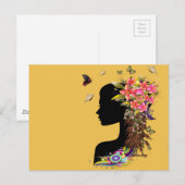 Ladys Fantasy Fashion Postkarte (Vorne/Hinten)
