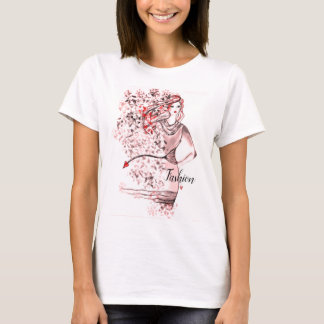 Ladys Fashion Design T - Shirt