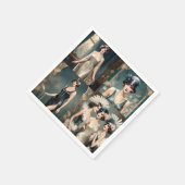 Ladys Fashion Foto Collage der 20er Jahre, Serviette (Ecke)