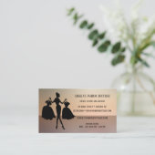 Ladys Fashion Retail Store Business Card Visitenkarte (Stehend Vorderseite)