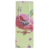 Ladys Flower Event Willkommen Geschenktüte Für Weinflaschen (Vorderseite)
