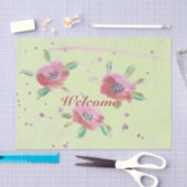 Ladys Flower Event Willkommen Seidenpapier (Handwerk)