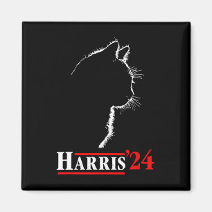 Ladys for Kamala Funny Cat 2024 Präsident Kamala-K Magnet