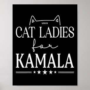 Ladys for Kamala Harris 2024 Poster