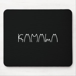 Ladys for Kamala Harris Cat Lettering 2024 Electi Mousepad