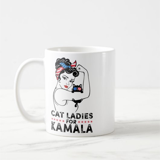 Ladys for Kamala Harris for President 2024 Electi Kaffeetasse (Links)