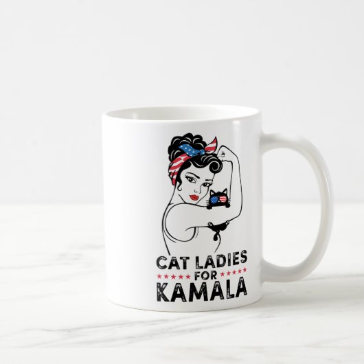 Ladys for Kamala Harris for President 2024 Electi Kaffeetasse (Rechts)