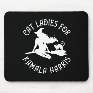 Ladys for Kamala Harris Wiccan Pagan Cheeky Hexe Mousepad