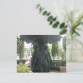 Ladys Fountain Postcard Postkarte (Stehend Vorderseite)