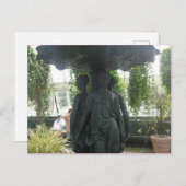 Ladys Fountain Postcard Postkarte (Vorne/Hinten)