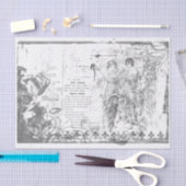 Ladys Frame-Dekodierung Seidenpapier (Handwerk)