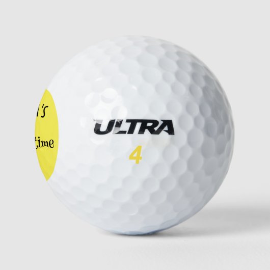 Ladys Funny Golf Balls Golfball (Logo)
