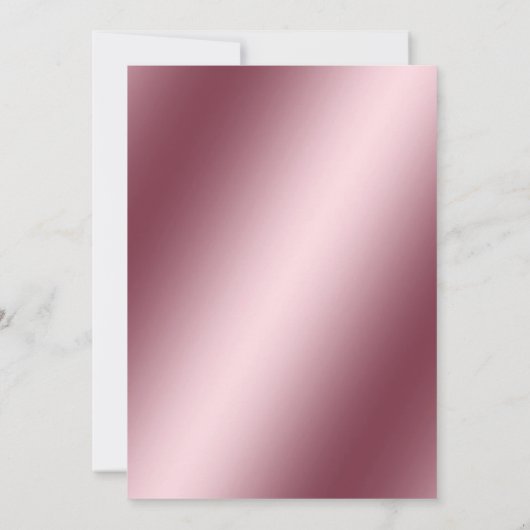 Ladys Game Night Pink Glitzer Dice Einladung (Rückseite)