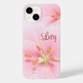 Ladys/Girls Pink Lily iPhone / iPad Geschenk Case-Mate iPhone 14 Hülle