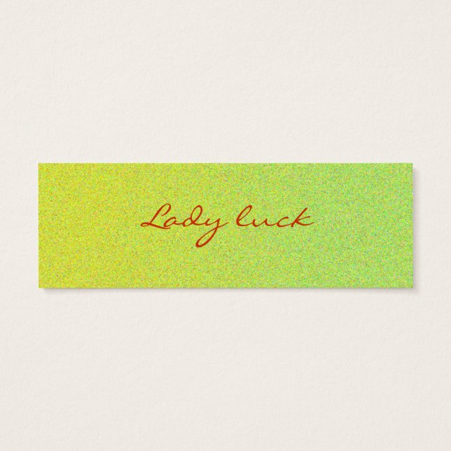 Ladys Glück (Rückseite)