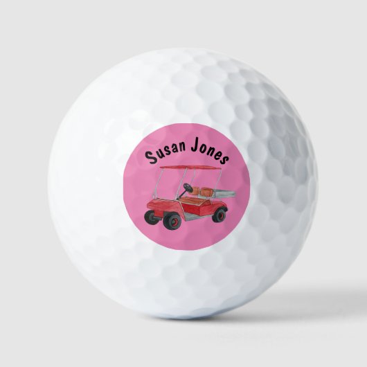 Ladys golf ball individuelle Name monogram (Vorderseite)