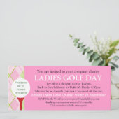 Ladys Golf Day Einladung (Stehend Vorderseite)
