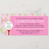 Ladys Golf Day Einladung (Vorne/Hinten)