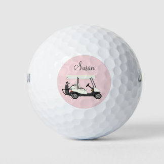 Ladys Golf Golfer Cart Personalisierte Golfplätze Golfball
