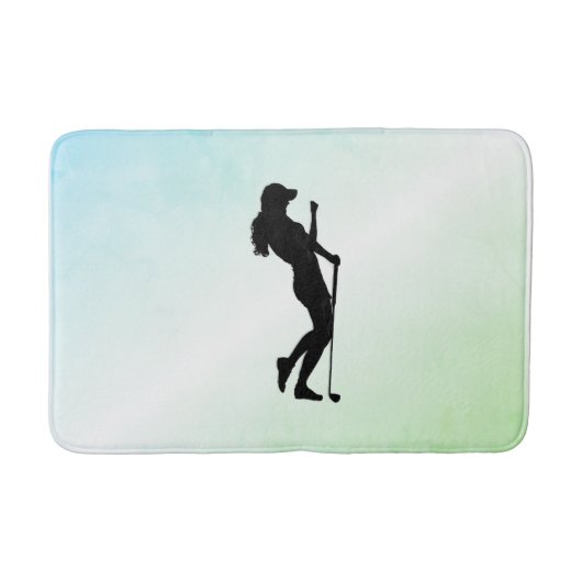 Ladys Golf Green Badematte (Vorderseite)