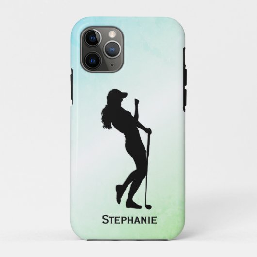 Ladys Golf Green Case-Mate iPhone Hülle (Rückseite)