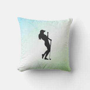 Ladys Golf Green Kissen