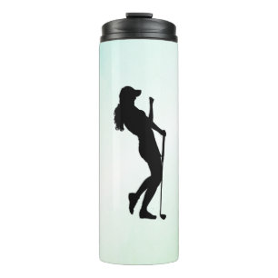 Ladys Golf Green Thermosbecher