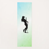 Ladys Golf Green Yogamatte (Vorderseite)