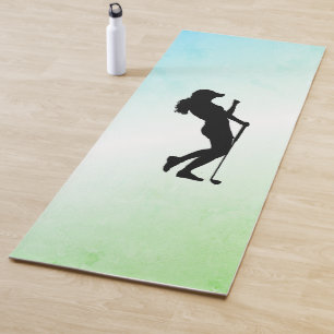Ladys Golf Green Yogamatte