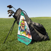 Ladys Golf Handtuch individuell angepasst (Gras)